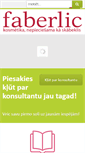 Mobile Screenshot of faberlik.lv